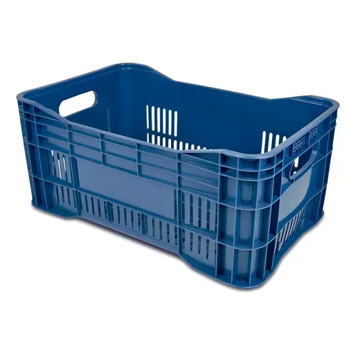 Foto do produto Caixa vazada azul reforçada