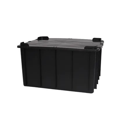 Foto do produto Caixa Plástica Fechada com Tampa 130 L