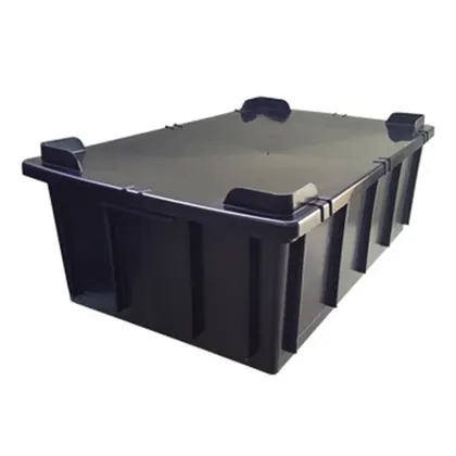 Foto do produto Caixa Plástica Fechada com Tampa 36 L