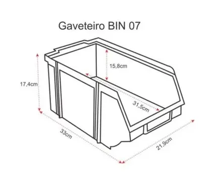 Gaveteiro Bin 7 (foto adicional)