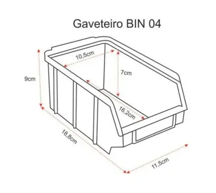 Gaveteiro Bin 4 (foto adicional)