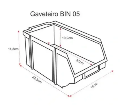 Gaveteiro Bin 5 (foto adicional)