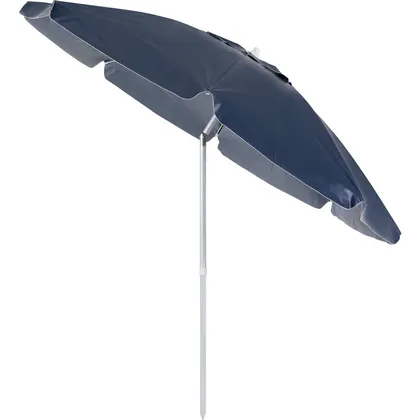 Foto do produto Guarda-Sol Articulado 2,40m em Bagum e Alumínio Azul Marinho