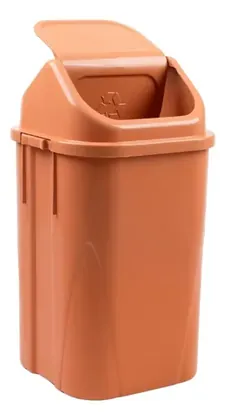 Foto do produto Lixeira basculante 60 L terracota
