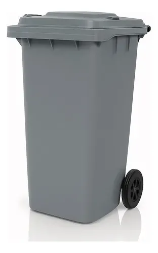 Foto do produto Contentor de lixo com rodas cinza