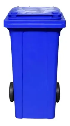 Foto do produto Contentor de lixo com rodas azul