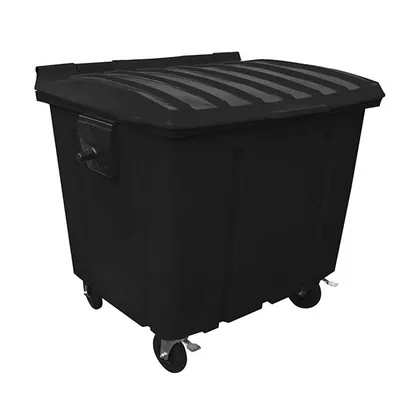 Foto do produto Contentor de lixo 1.000 L preto
