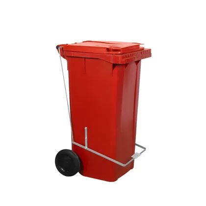 Foto do produto Carrinho Coletor de Lixo de 120 L com Pedal