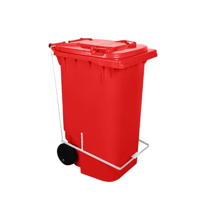 Foto do produto Carrinho Coletor de Lixo de 240 L com Pedal