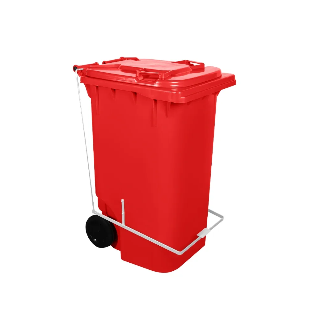 Foto do produto Carrinho Coletor de Lixo de 240 L com Pedal