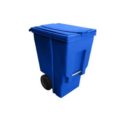 Foto do produto Carrinho Coletor de Lixo de 360 litros