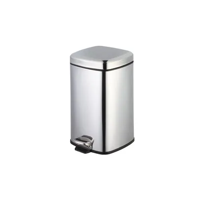 Foto do produto Lixeira Inox com Pedal Quadrada 20 litros