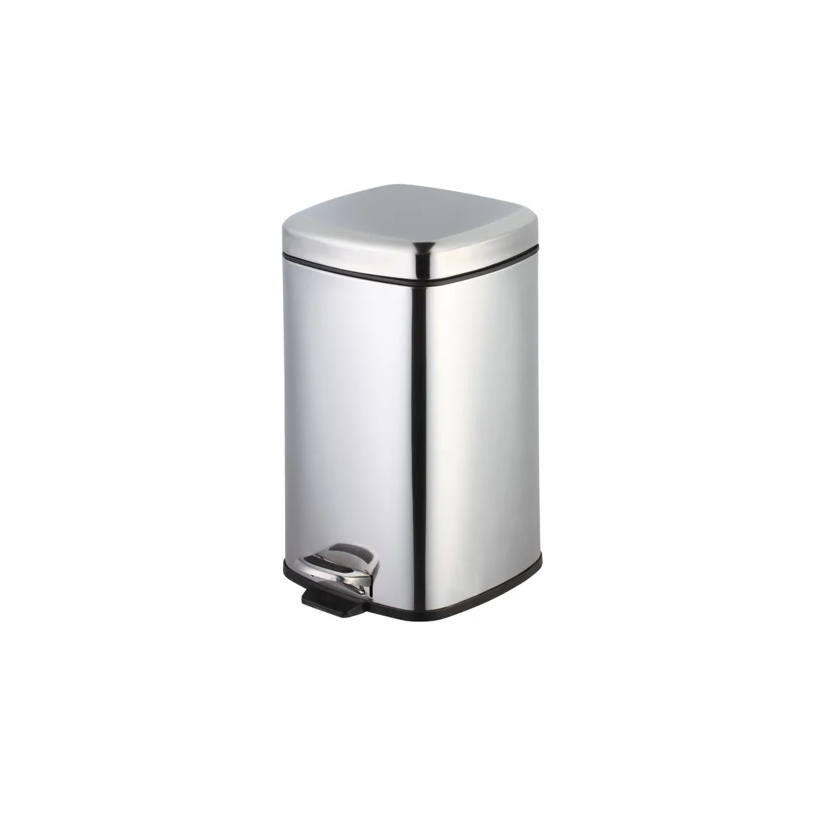 Foto do produto Lixeira Inox com Pedal Quadrada 20 litros
