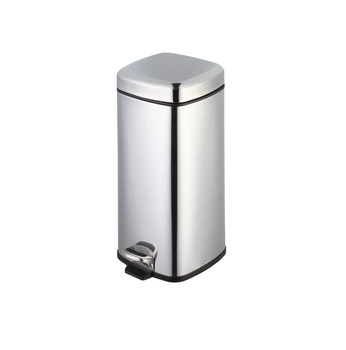 Foto do produto Lixeira Inox com Pedal Quadrada 30 litros