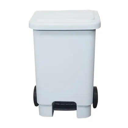 Foto do produto Lixeiras com Pedal e Rodas 100 litros