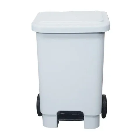 Foto do produto Lixeiras com Pedal e Rodas 100 litros