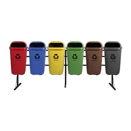 6 Lixeiras para Coleta Seletiva 50 litros (foto adicional)