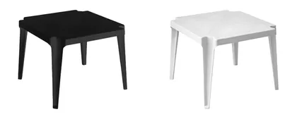 Mesa monobloco quadrada (foto adicional)