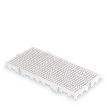 Foto do produto Estrado plástico branco ripado