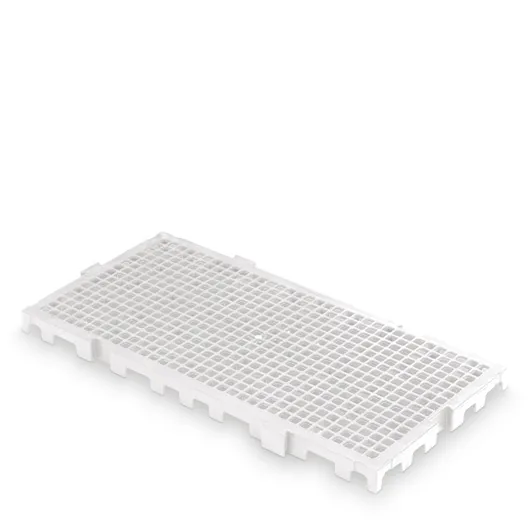 Foto do produto Estrado plástico branco ripado